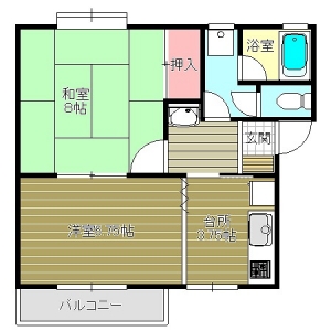 使い方で１ＬＤＫまたは２Ｋになる物件のご紹介